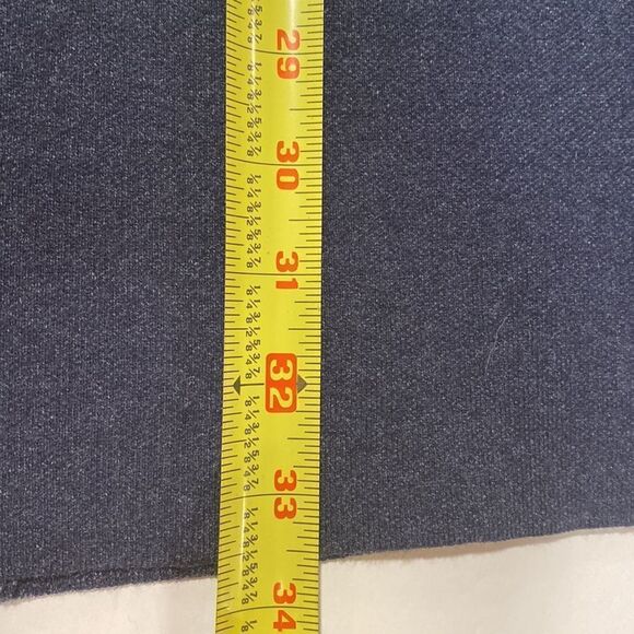 ❤️Last Chance II Sisters longline indigo fringe sweater vest size S - Picture 9 of 9